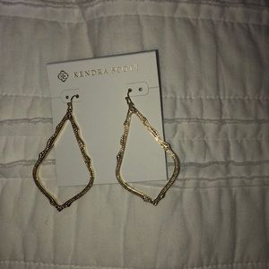 Kendra Scott gold hoop earrings